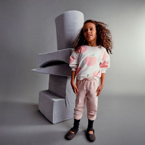 Pantalón Bebé Niña Sfera Terry Rosa