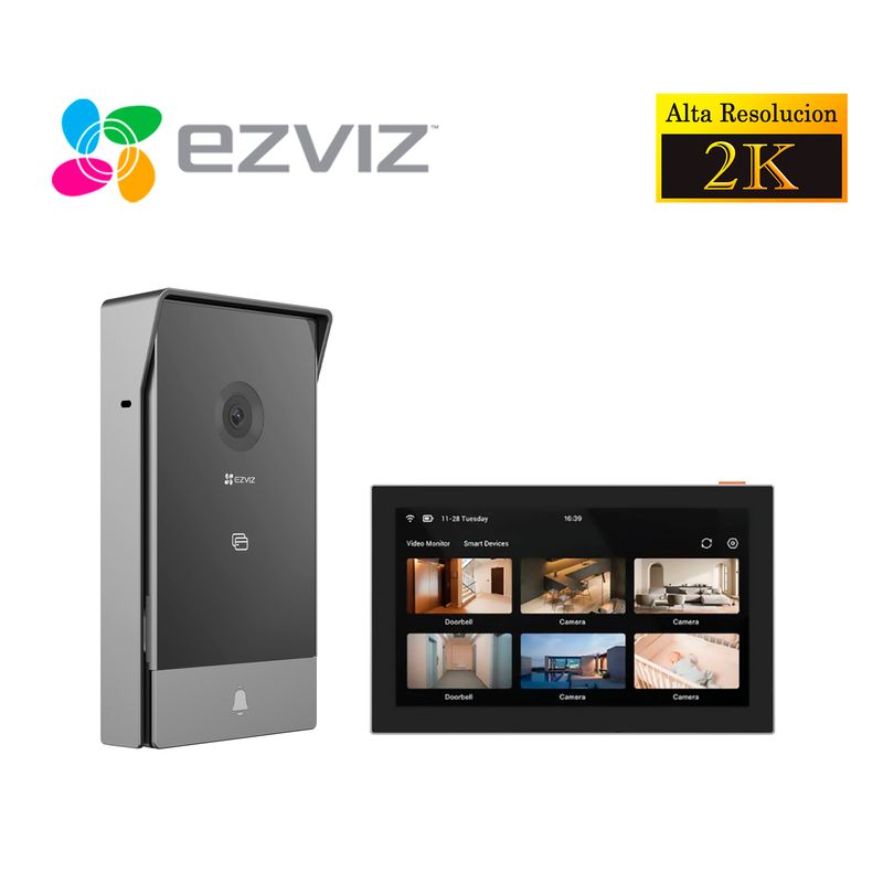 Videoportero-Domestico-Inteligente-HP7-2K-Ezviz-Exterior
