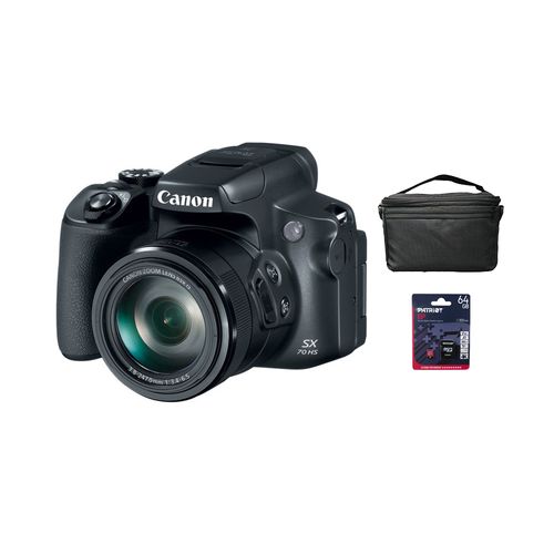 Camara Canon PowerShot SX-70 HS (Gratis: Estuche + Mem.64GB)