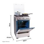 COCINA-INDURAMA-GRANADA-ZAFIRO-CROMA-4-QUEMADORES