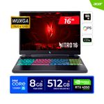 LAPTOP-ACER-NITRO-16--16---WUXGA-IPS-165Hz--Core-i5-13500H-47GHz--8GB-DDR5--512GB--RTX-4050-6GB--FREEDOS