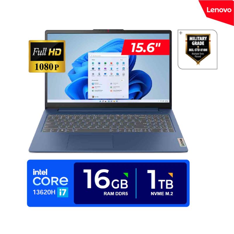 LAPTOP-LENOVO-IdeaPad-Slim-3---156--FHD-TN---Core-i7-13620H-490GHz--16GB-DDR5---1TB-SSD--FREEDOS