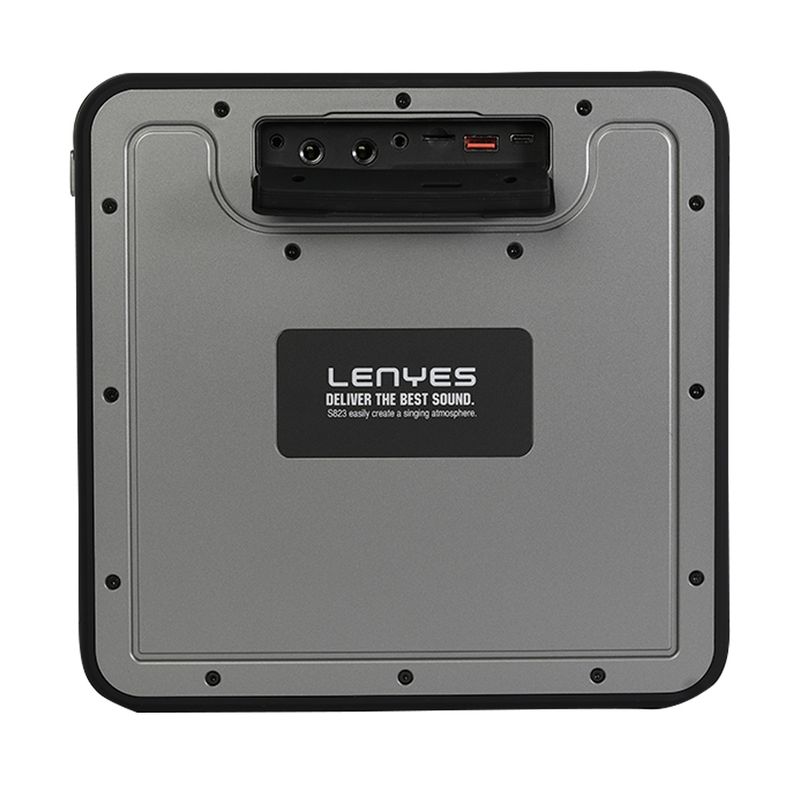 Parlante-Bluetooth-Portatil-con-HIFI-160W-LENYES-Karaoke-Bass-S823-Kit-Completo---duracion-10-horas