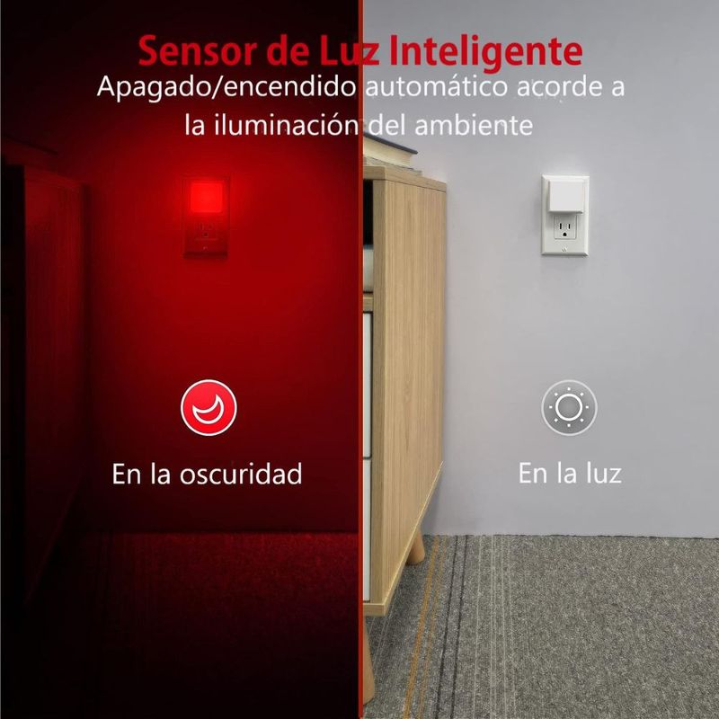 Luz-Roja-Nocturna-con-Sensor-Inteligente-Red-Glow-Cuenta-Ovejas