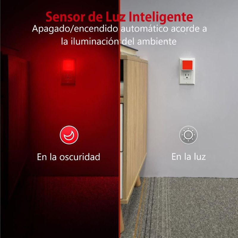 Luz-Roja-Nocturna-Evita-Miedos-Nocturnos-Bebes-y-Niños-Red-Glow