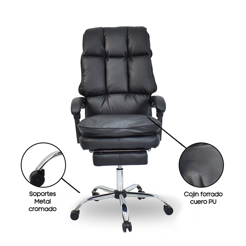 Silla-de-Oficina-Lennox---Acolchado-y-Reposapies