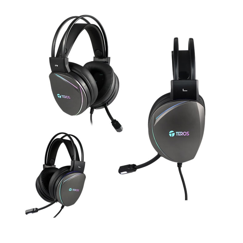 Auriculares-Gaming-TEROS-TE-8170NA-Estereo-71-Microfono-USB-Negro-RGB