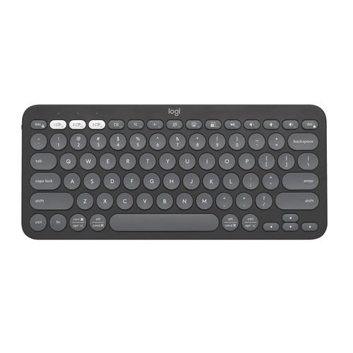 Logitech - Teclado Pebble Keys 2 K380S Bluetooth - Grafito