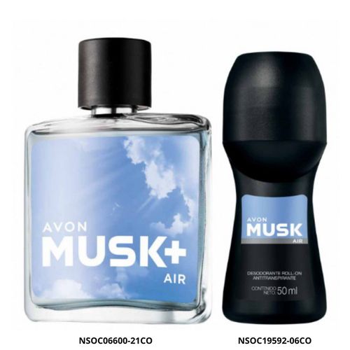 Set Avon Musk Air y Desodorante