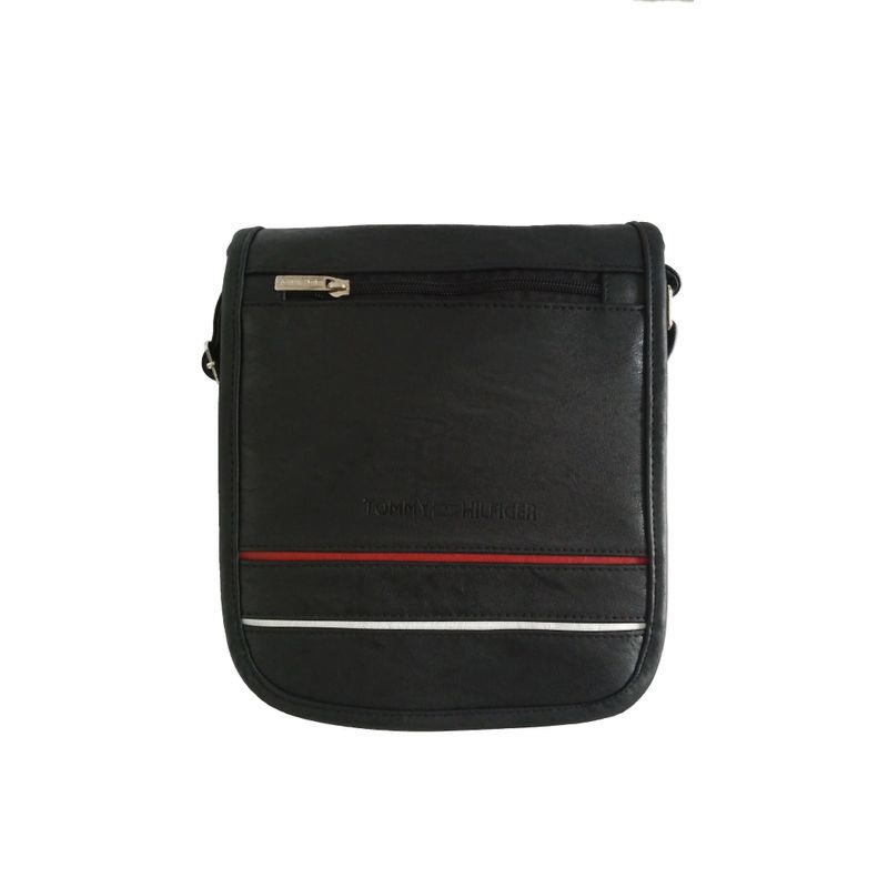 Morral-de-Negocios-Negro-Casual-Hombre-Portatablet-9pulg--23x19x5--Cuero-Liso
