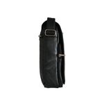 Morral-de-Negocios-Negro-Casual-Hombre-Portatablet-9pulg--23x19x5--Cuero-Liso