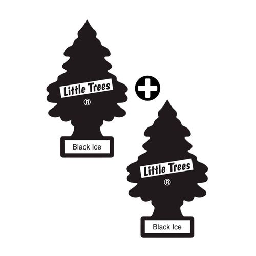 COMBO 2 Ambientadores Little Trees Std Black Ice