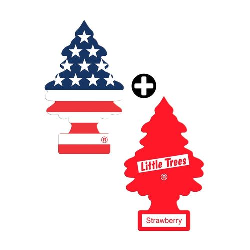 COMBO Ambientador Little Trees STD Vanilla Pride + Ambientador Little Trees Std Strawberry