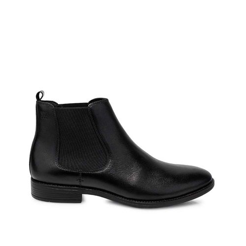 Botín Casual MATEO-2521 Negro Viale Homme Cuero