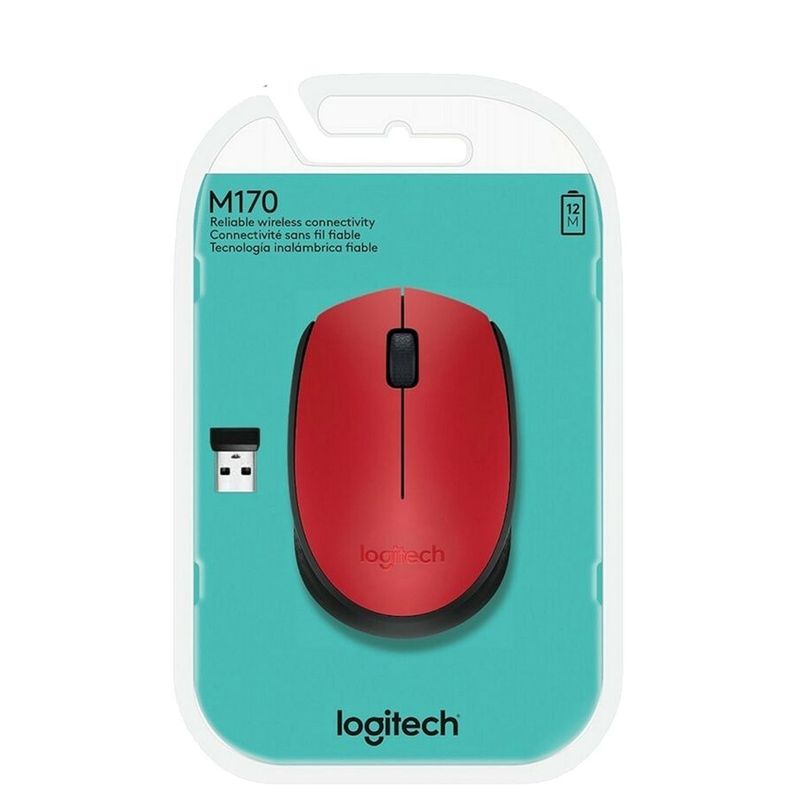 Mouse-Logitech-M170-Wireless-Rojo-Negro