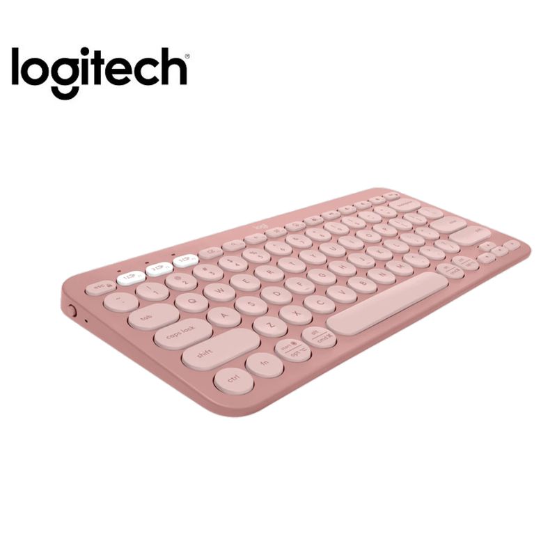 Teclado-Logitech-Pebble-2-K380s-Rosado-