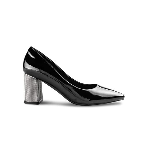 Zapatos Casuales Via Uno Mujer 39359-1A Negro