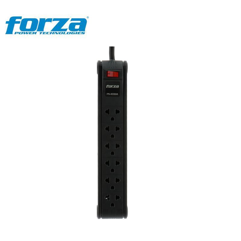 Regleta-De-6-Tomas-Forza--Negro-220v-Ps-1006b-