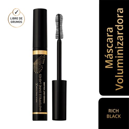 Máscara De Pestañas Max Factor Divine Lashes Clean Rich Black