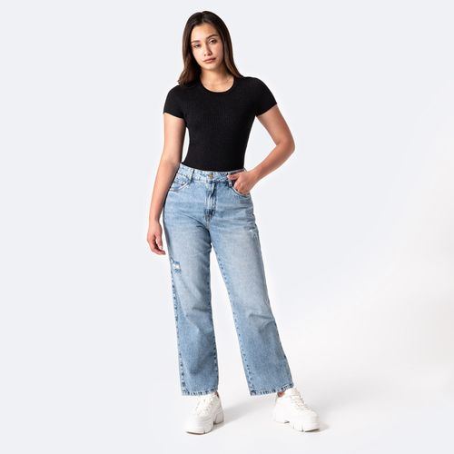 Jean Mujer Pionier Straight Deyam
