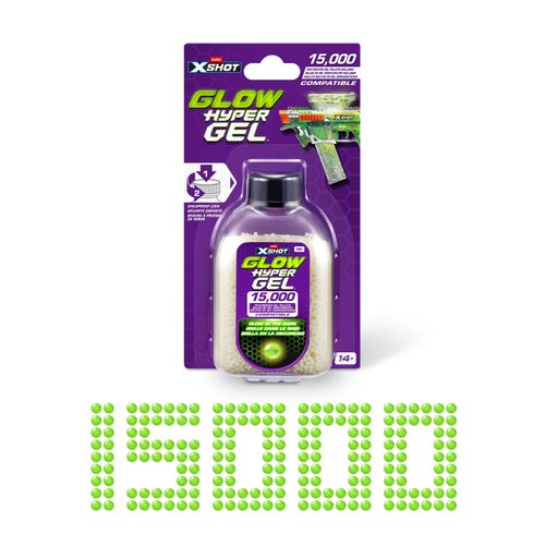 Carga Hyper Gel Fluorescente X-Shot 15K Unidades