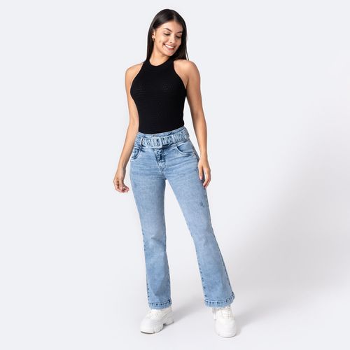 Jean Mujer Pionier Flare Cintura Israh