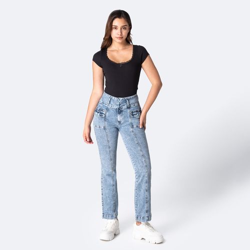 Jean Mujer Pionier Flare Saidah