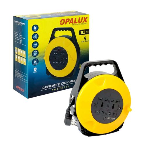 Carrete de cable portatil 10M - OPR404Y