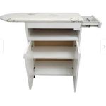 Planchador-Italo-con-cajones-Mesa-de-planchar-en-blanco-con-ruedas