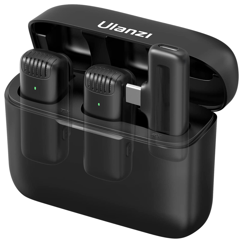 Microfono-Dual-Inalambrico-Profesional-Ulanzi-J12-Usb-C
