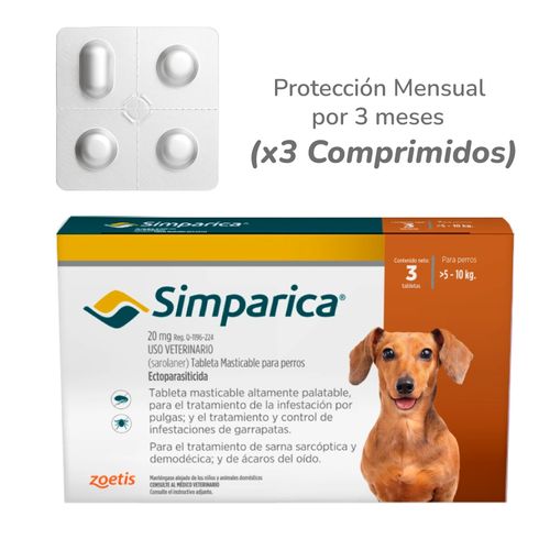 Simparica Caja Para Perros De 5–10 Kg