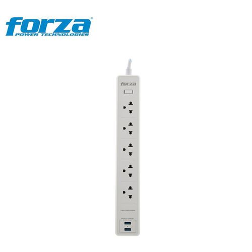 Supresor De Picos Forza Blanco Fsp-512usbw 5tomas 2usb 220v