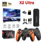 CONSOLA-RETRO-GAME-STICK-X2-ULTRA-128GB-CON-MANDOS-RECARGABLES