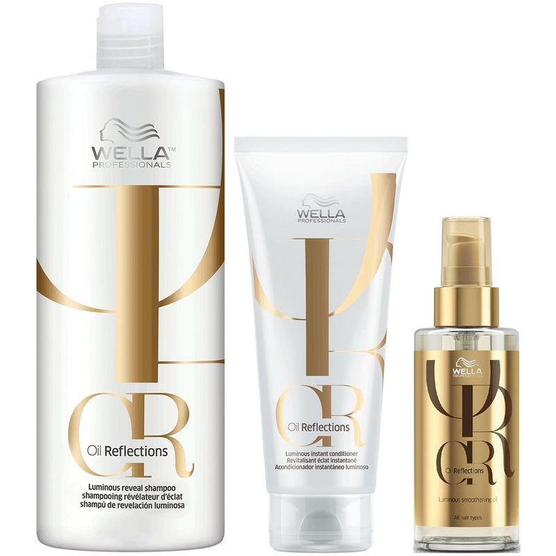 Shampoo-1000ml---Acondicionador---Aceite-Wella-Oil-Reflections
