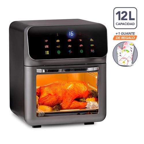 Horno Freidora de Aire 2 en 1 Digital 12 Lltros Moderno FD1