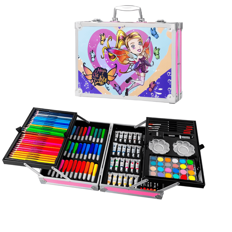 Set-de-Arte-Maleta-de-Aluminio-144-Piezas-Mariposa