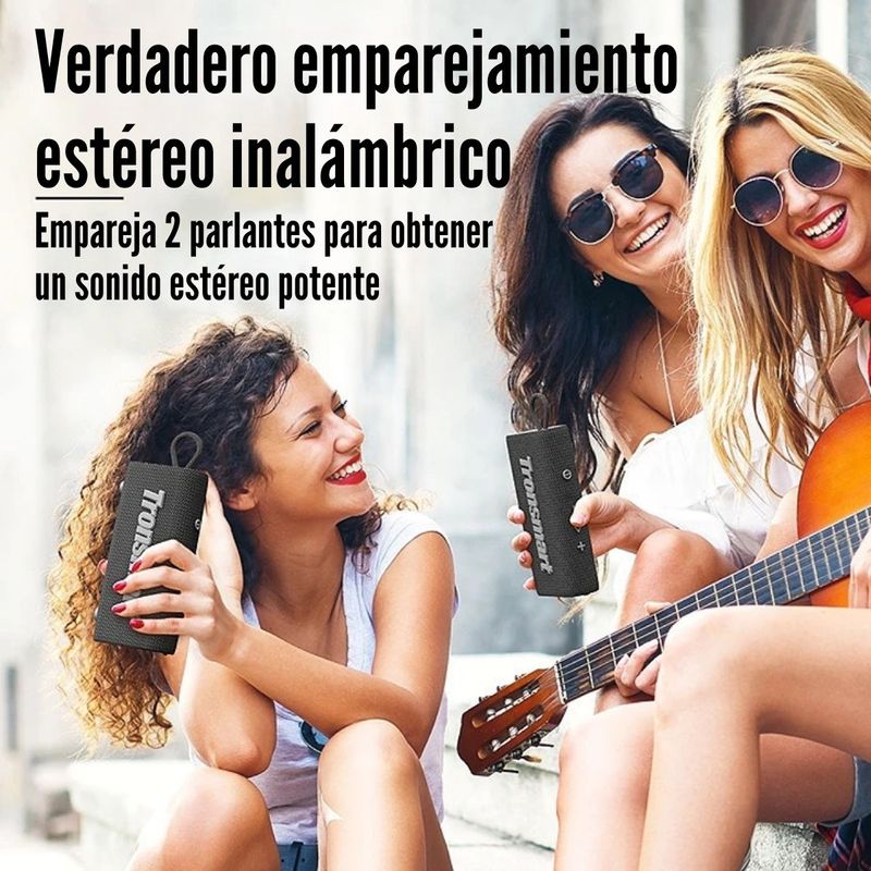 Tronsmart---Parlante-Trip-Bluetooth-10W-IPX7-Waterproof---Negro