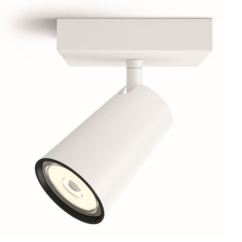 Spot LED Barra Deco Philips 1 Luz Paisley Blanco