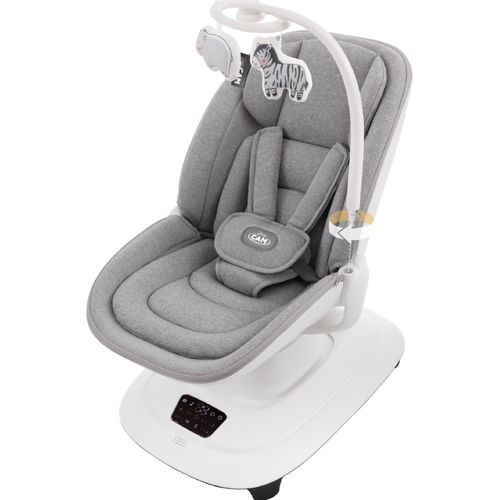 Mecedora Eléctrica Táctil Baby Cam Gris Claro