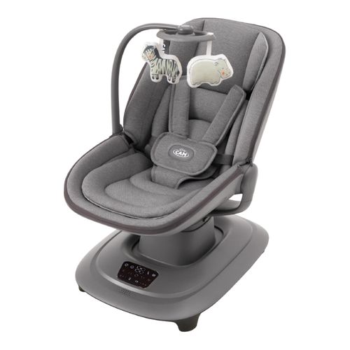 Mecedora Eléctrica Táctil Baby Cam Gris Oscuro