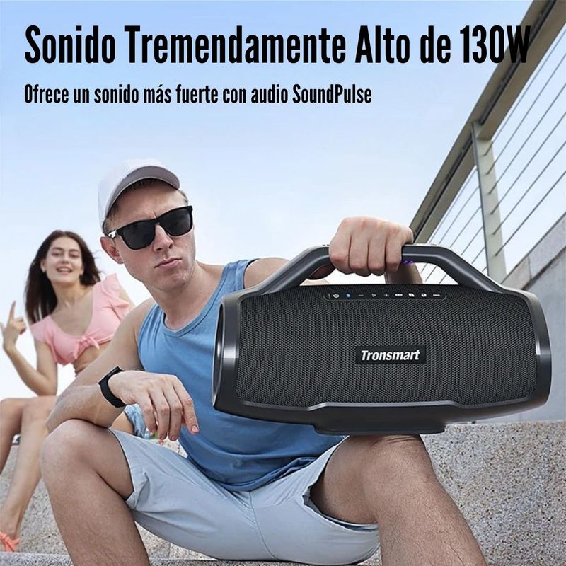 Tronsmart---Parlante-Bang-Max-130W-Bluetooth-IPX6-Waterproof---Negro