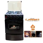 Cocina-Fadic-con-Tapa-de-Vidrio-y-Horno-Sami-4H-Negro