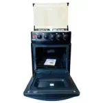 Cocina-Fadic-con-Tapa-de-Vidrio-y-Horno-Sami-4H-Negro