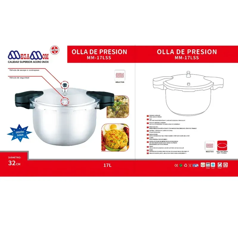 Olla-a-Presion-Megamom-17-Litros-Acero-Inoxidable-MM-17LSS