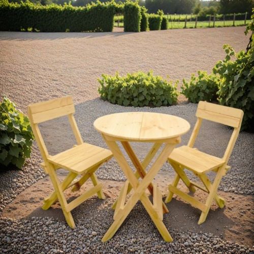 Comedor plegable juego comedor para terraza en madera pino