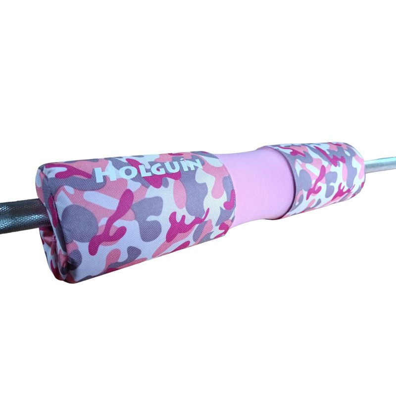 Almohadilla-Camuflada-Para-Barra-De-Pesas-Protector-de-Hombros---PINK