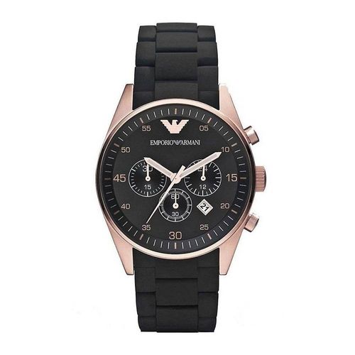 Reloj Emporio Armani AR5905 Black and Gold Rose Caballero