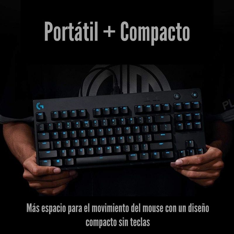 Logitech---Teclado-G-PRO-TKL-GX-Blue-Clicky-RGB-Lyghtsync