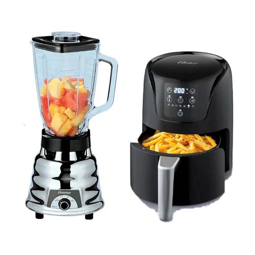 Licuadora Oster 250022053 600W 1.25L + Freidora de Aire Oster CKSTAF18D 1.8L