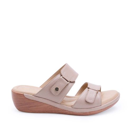 Sandalia Strap Casual WIL-2504 Avena Viale Cuero